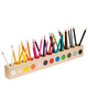 Drewniany sorter na kredki 12 kolorów Montessori