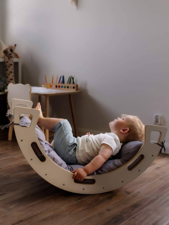 Poduszka do bujaka Montessori M szara