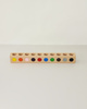 Drewniany sorter na kredki 10 kolorów Montessori