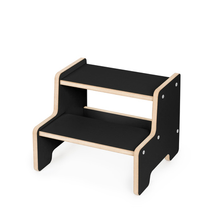 Podest kuchenny dla dziecka czarny