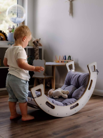 Poduszka do bujaka Montessori M szara