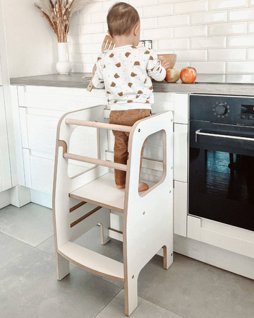 Kitchen Helper Pomocnik kuchenny dla dzieci biały Otwarty