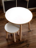 Stolik dla dzieci okrągły biały