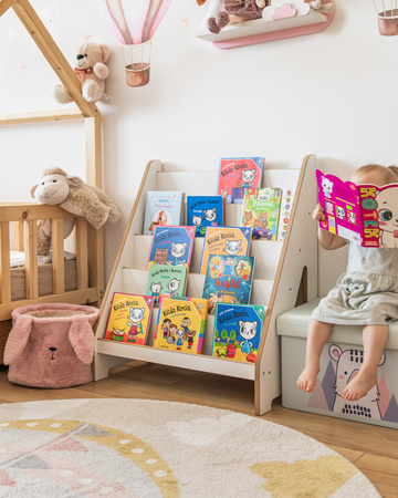 Biblioteczka Montessori dla dzieci MAXI