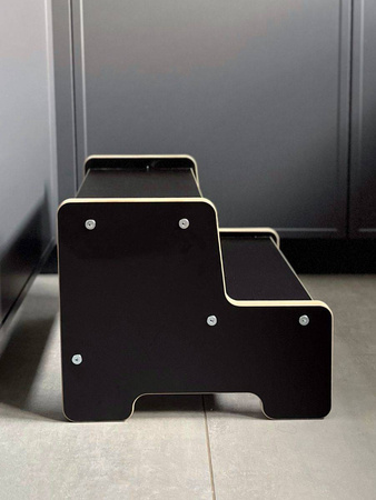 Podest kuchenny dla dziecka czarny